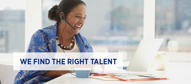 We find the right talent