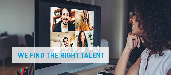 We find the right talent